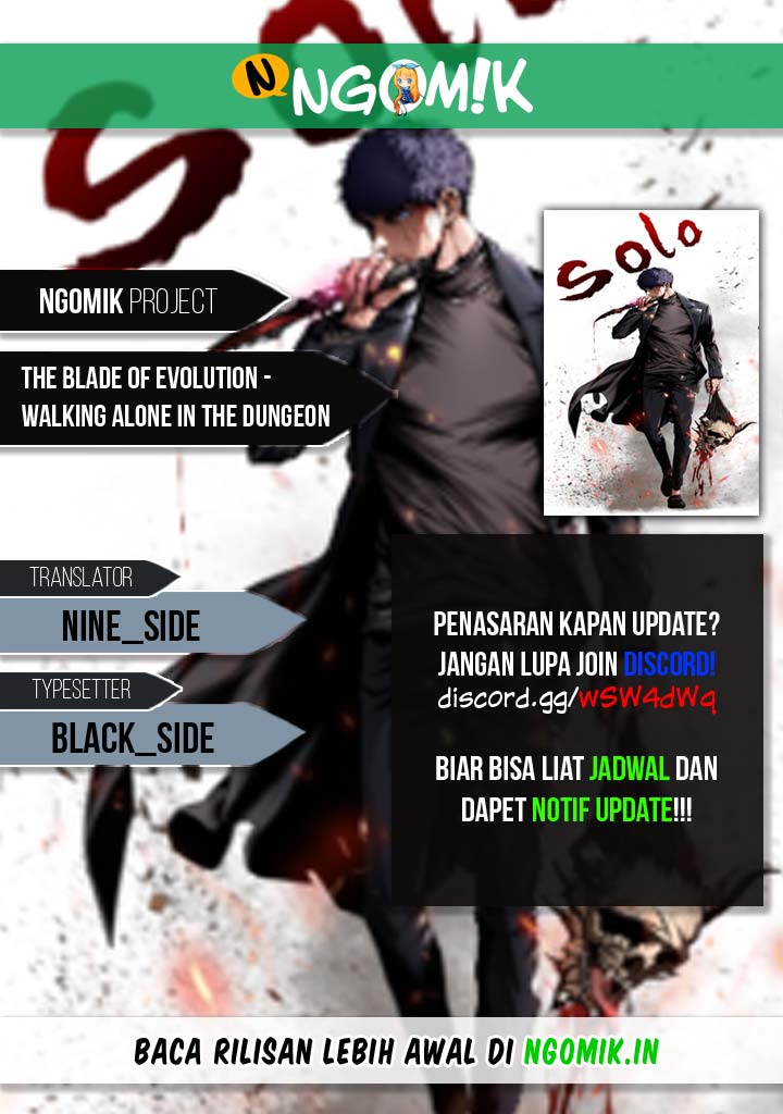The Blade of Evolution – Walking Alone in the Dungeon Chapter 01 Gambar 1